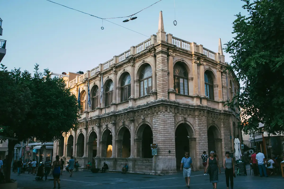 Venetian loggia in Heraklion.