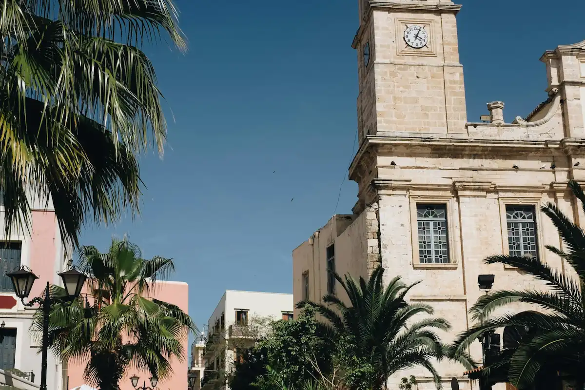 Historical church in Crete.